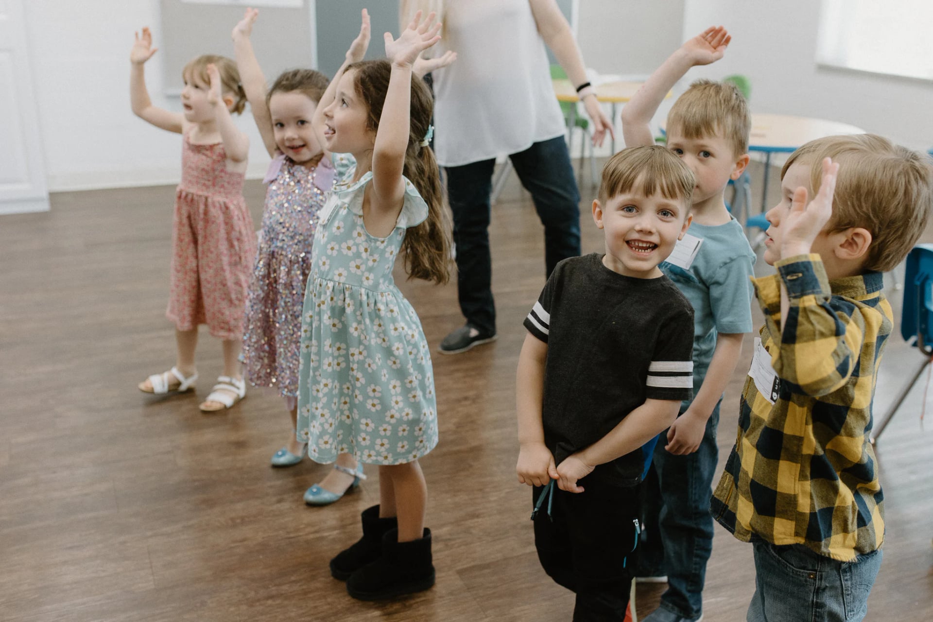 Kids dancing at Freedom Kids