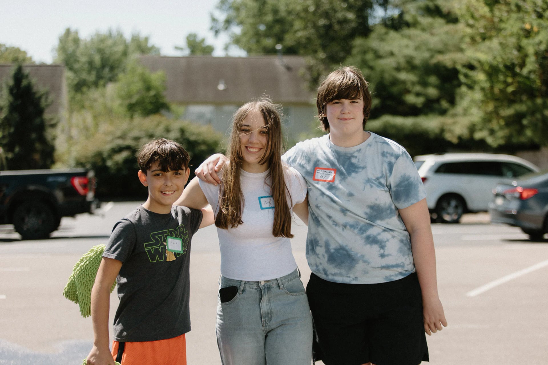 Teens at a Freedom City community event